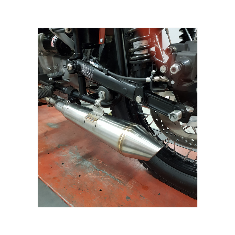 2in2 slip on exhaust system, low, satin from 2021