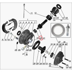 Needle Bearing Final Drive Ural up to 07/2018