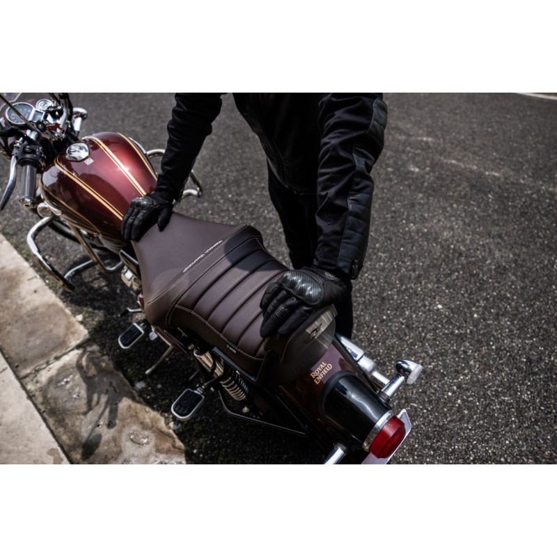 Brown Touring Dual Seat Bullet 350 7698