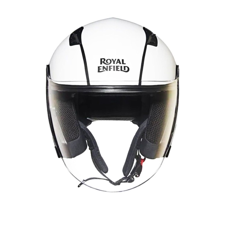 Royal Enfield LIGHTWING OPEN FACE HELMET MATT BLACK WHITE