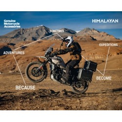 Kühlerschutz Aluminium silber Himalayan/Guerrilla 450