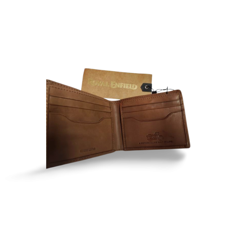 THICK AND THIN STRIPE WALLET BROWN