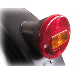 Mopedtante - LED Rücklicht-Blinker-Kombi rund ATV/E-Bike/Motorrad