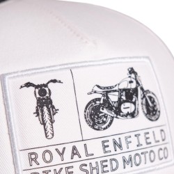 Royal Enfield BSMC T-Shirt Bike & VIN Tee weiß