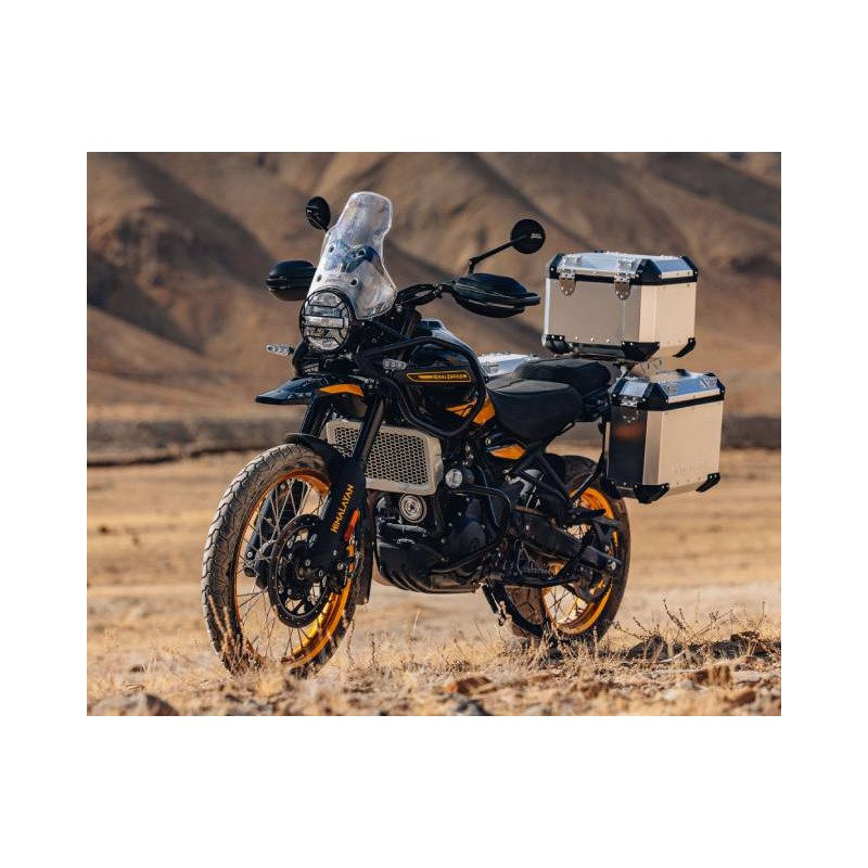 Aluminium panniers for royal enfield himalayan on sale