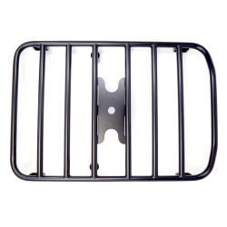 Luggage rack assembly for sparewheel, black