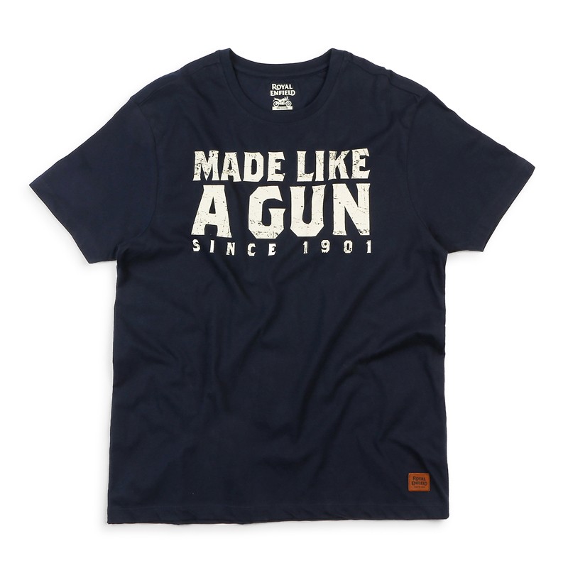 Royal Enfield T-Shirt Made Like A Gun navy