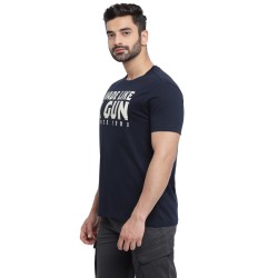 Royal Enfield T-Shirt Made Like A Gun navy