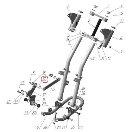 Tie Rod Bush Ural 2007 - 2011