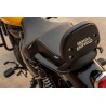 Black Touring Passenger Backrest Mounts Meteor 350