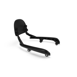 Black Touring Passenger Backrest Mounts Meteor 350