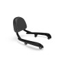 Black Touring Passenger Backrest Mounts Meteor 350