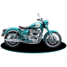 Classic 650 Teal Green