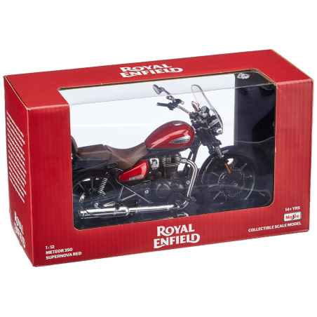 Royal Enfield Modell 1:12 Meteor 350 Supernova Red