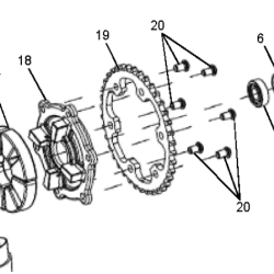 Rear sprocket 40T...