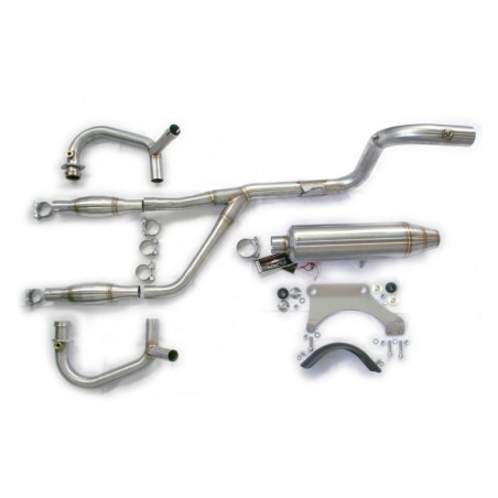 Exhaust system 2in1 stainless steel with cat from 2021